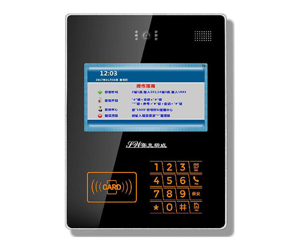 【數字可視對講係統】樓宇對講十大品牌-賽克新威廣告型樓宇對講門口機SW72M40PIC